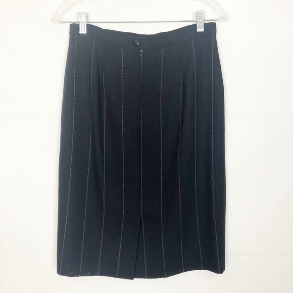 Giorgio Armani Le Collezioni 100% Wool High Waisted Skirt Size 10 - Picture 5 of 8